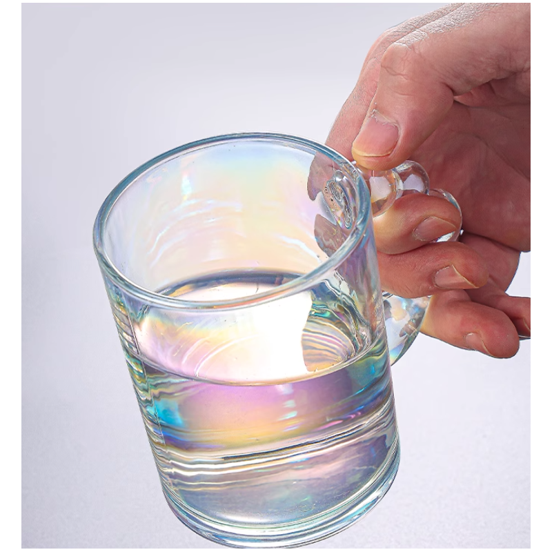 ⁦مج زجاج ثقيل شفاف مع مقبض بيل سعة 350 مل⁩ - الصورة ⁦1⁩