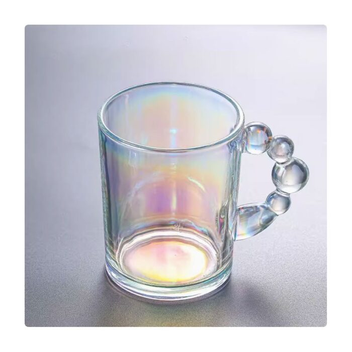 ⁦مج زجاج ثقيل شفاف مع مقبض بيل سعة 350 مل⁩ - الصورة ⁦6⁩