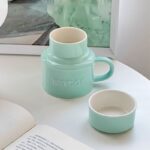 ⁦مج (كوب ) مع غطاء لون فيروزي⁩ - الصورة ⁦12⁩