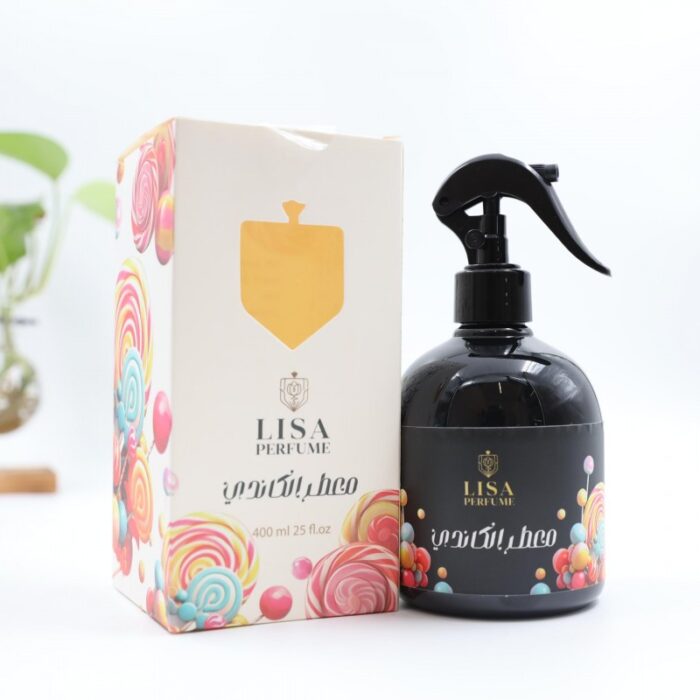 ⁦معطر جو وملايس وأقمشة وأثاث من ليزا برائحة الكاندي حجم 400 ML⁩ - الصورة ⁦8⁩