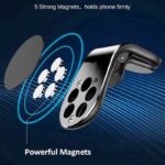 ⁦حمالة الهاتف CT-318 المغناطيسية للسيارة تثبت على فتحات تهوية السيارة - حجم صغير⁩ - الصورة ⁦7⁩