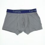 ⁦بوكسر داخلي من داماس للرجال لون رمادي⁩ - الصورة ⁦2⁩