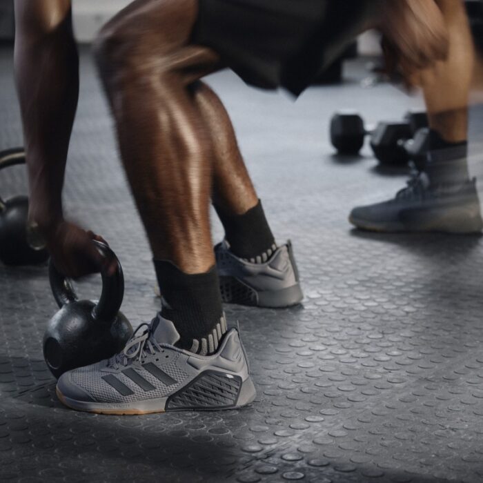 ⁦adidas Mens' Dropset 3 Shoes - Grey- حذاء اديداس دروبسيت 3 للرجال لون رمادي⁩ - الصورة ⁦21⁩