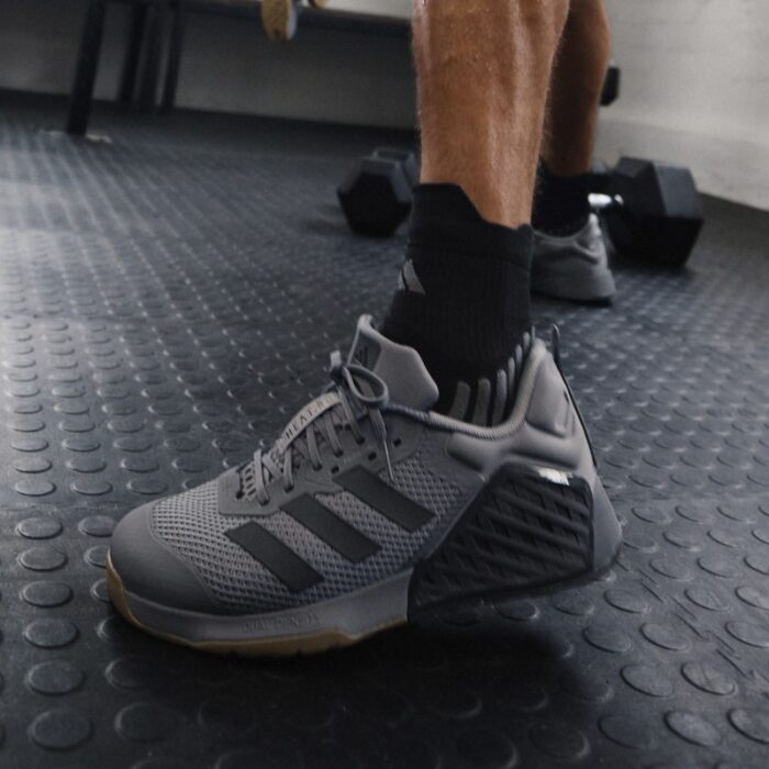 ⁦adidas Mens' Dropset 3 Shoes - Grey- حذاء اديداس دروبسيت 3 للرجال لون رمادي⁩ - الصورة ⁦23⁩