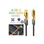 كابل 2×2 لأجهزة آيفون وتايب سي وشواحن USB و PD