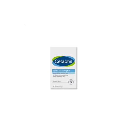 صابون تنظيف للبشرة الجافة إلى جدًا والحساسة من سيتافيل حجم 127غم -Gentle Cleansing Bar By Cetaphil 127 G