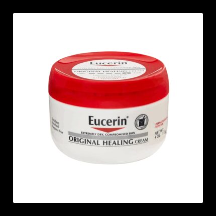 كريم مرطب خالي من العطور للبشرة الجافة من يوسيرين حجم 113غم -Original Healing Moisturizing Cream By Eucerin 113g