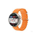 ⁦ساعة ذكية دائرية GT9  قشاط واحد اسود⁩ - الصورة ⁦5⁩