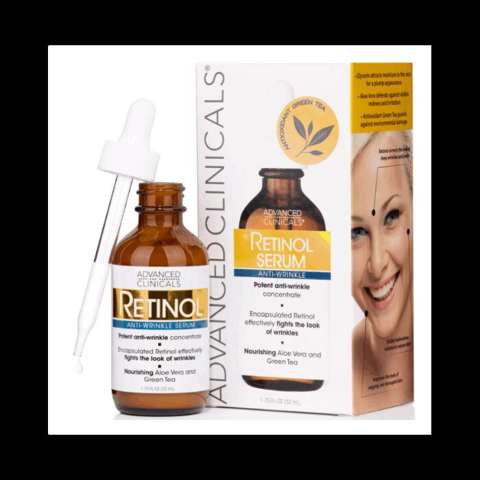 1033752981_6833411465775 سيروم ريتينول بروفيشنال سترينجث من أدفانسد كلينيكال 52 مل -Retinol Serum For Face By Advanced Clinicals 52ML - الصورة 1