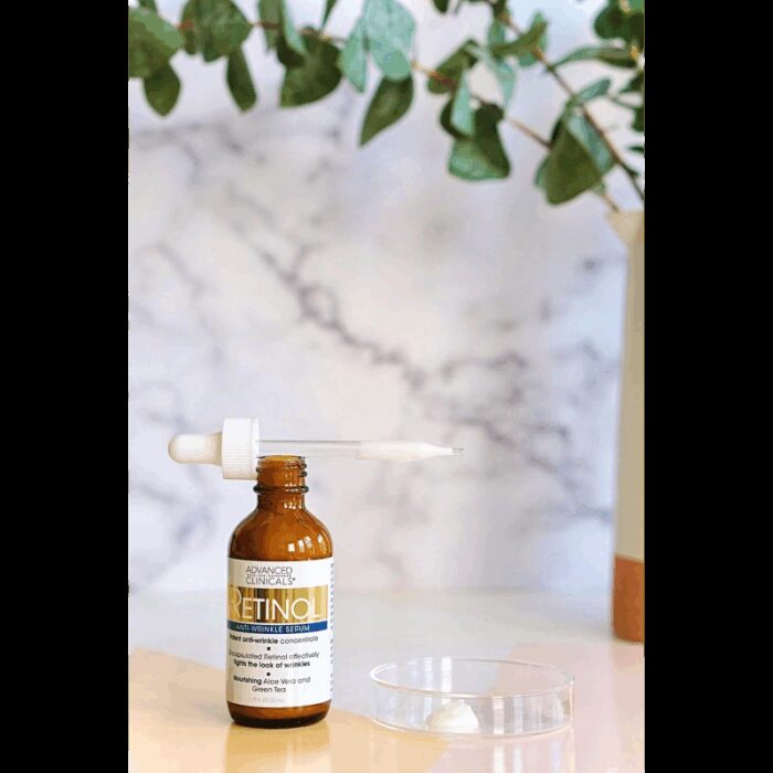 ⁦سيروم ريتينول بروفيشنال سترينجث من أدفانسد كلينيكال 52 مل -Retinol Serum For Face By Advanced Clinicals 52ML⁩ - الصورة ⁦8⁩