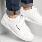 Reebok Mens' NPC II Shoes - حذاء ريبوك ان بي سي جلد للرجال لون أبيض