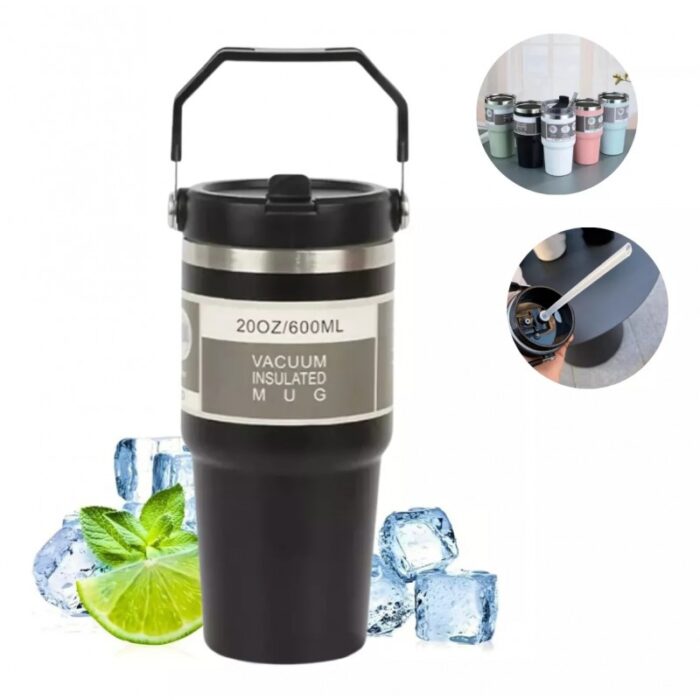 103377489_68334968d43e0 مطرة ستانليس 600 مل مع يد لون أسود - الصورة 1