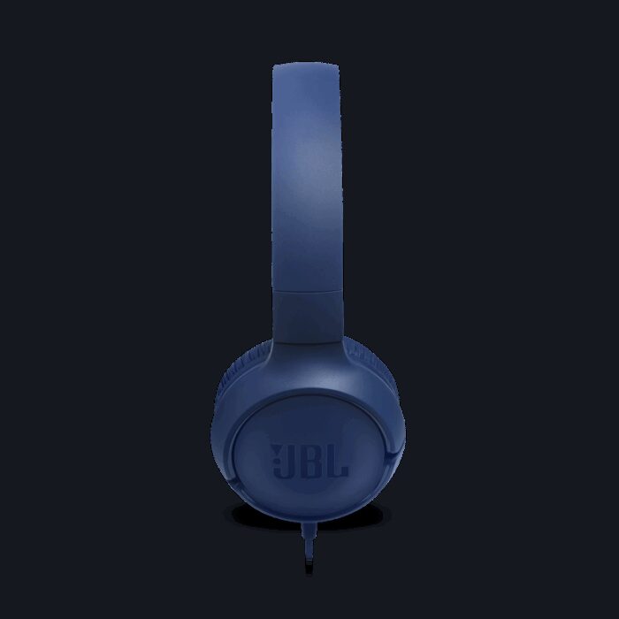 ⁦JBL Tune 500 Wired Headphones Blue⁩ - الصورة ⁦4⁩