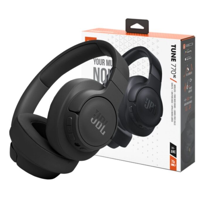 ⁦JBL Tune 775NC Wireless Over-Ear Headphones Black⁩ - الصورة ⁦3⁩