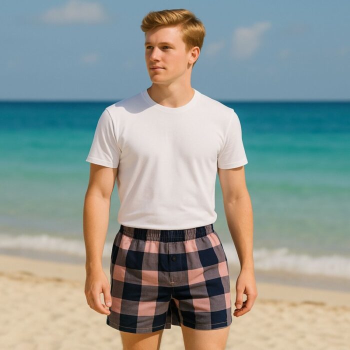 103381082_6813529eedaf3 بوكسر بتصميم زر كروهات للرجال متعدد الألوان - الصورة 1