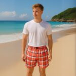 بوكسر بتصميم زر كروهات للرجال متعدد الألوان