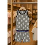 طقم داخلي (شباح وبوكسر) قطعتين ولادي لون سكني