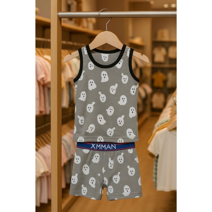 103381112_681352f569247 طقم داخلي (شباح وبوكسر) قطعتين ولادي لون سكني - الصورة 1