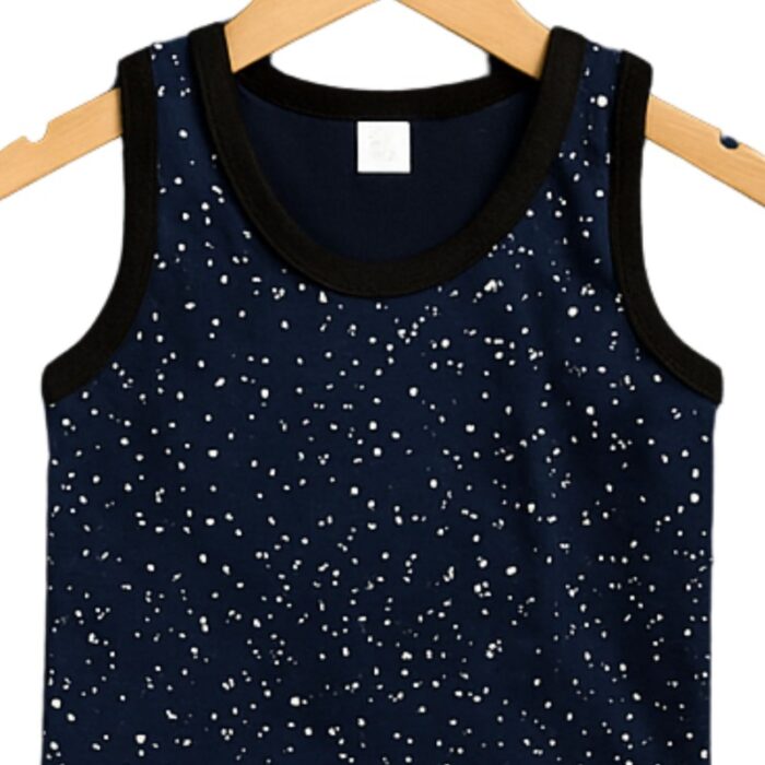 ⁦طقم داخلي (شباح وبوكسر) قطعتين ولادي لون كحلي⁩ - الصورة ⁦4⁩