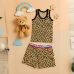 طقم داخلي (شباح وبوكسر) قطعتين ولادي لون بيج