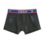 ⁦طقم داخلي (شباح وبوكسر) قطعتين ولادي لون رمادي⁩ - الصورة ⁦3⁩