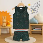 طقم داخلي (شباح وبوكسر) قطعتين ولادي