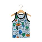 ⁦طقم داخلي (شباح وبوكسر) قطعتين ولادي لون أزرق فاتح⁩ - الصورة ⁦2⁩