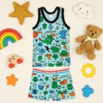 ⁦طقم داخلي (شباح وبوكسر) قطعتين ولادي لون أزرق فاتح⁩ - الصورة ⁦6⁩