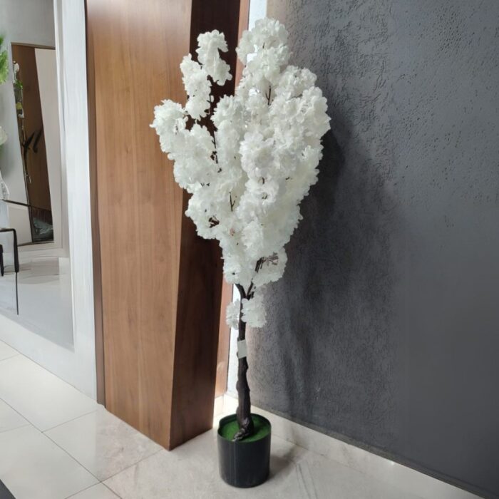 103381196_6813538db5922 شجرة ورد صناعية لون أبيض - الصورة 1