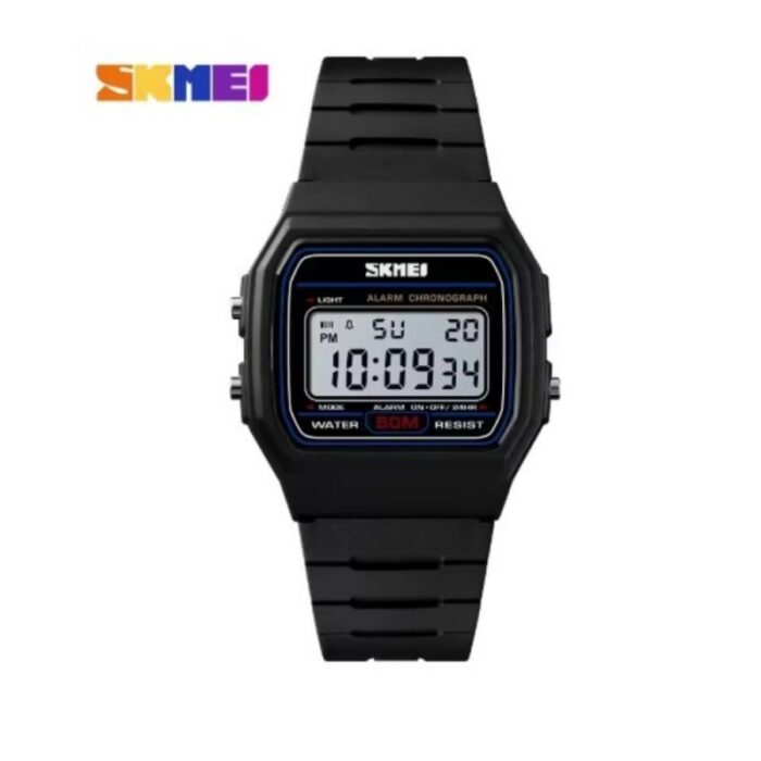 ⁦ساعة سكيمي 1412 كلاسيك  شبيه الكاسيو للنساء والرجال⁩ - الصورة ⁦2⁩