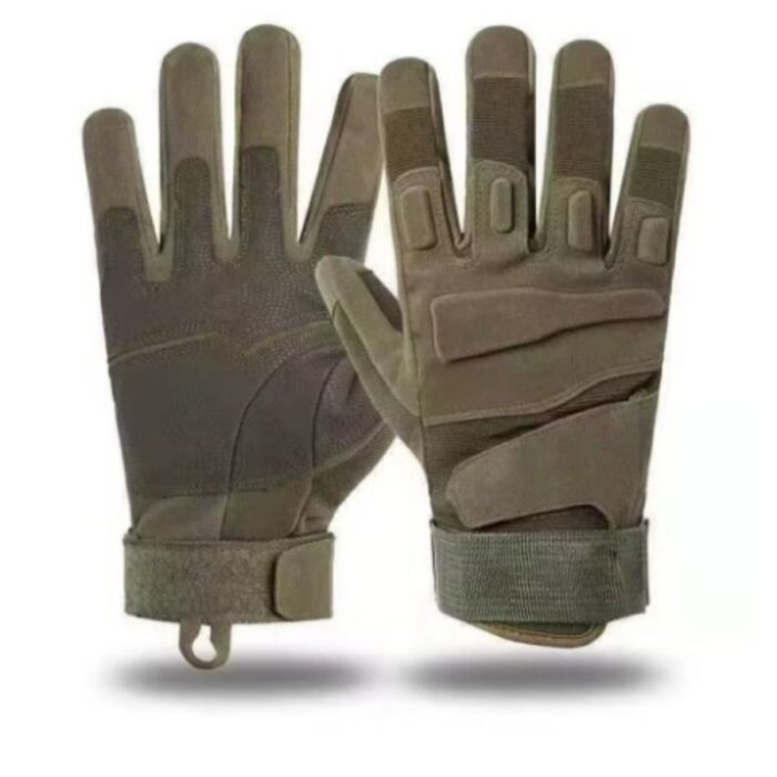 103381208_681353a84fa85 كفوف مبطن ومحمي كامل الأصابع لون أخضر - الصورة 1