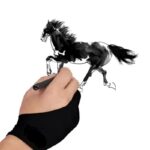 ⁦كفوف للرسم على الآيباد واللوحات الورقية حجم S⁩ - الصورة ⁦2⁩