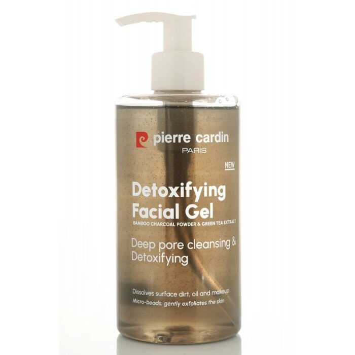 103381332_6813540bb890e Detoxifying facial gel bamboo charcoal powder& green tea extract 350 ml - غسول للبشرة بخلاصة الشاي الأخضر ومسحوق الخيرزان من بيير كاردن - الصورة 1