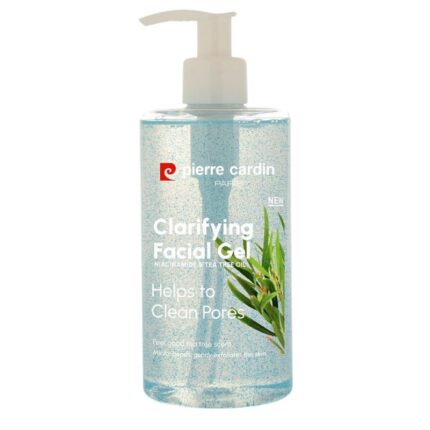 Clarifying facial gel niacinamide & tea tree oil helps to clean pores 350 ml - غسول للبشرة بخلاصة شجرة الشاي والنياسينمايد من بيير كاردن