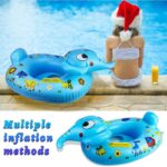 ⁦قارب سباحة للأطفال 70*55 سم بتصميم فيل⁩ - الصورة ⁦2⁩