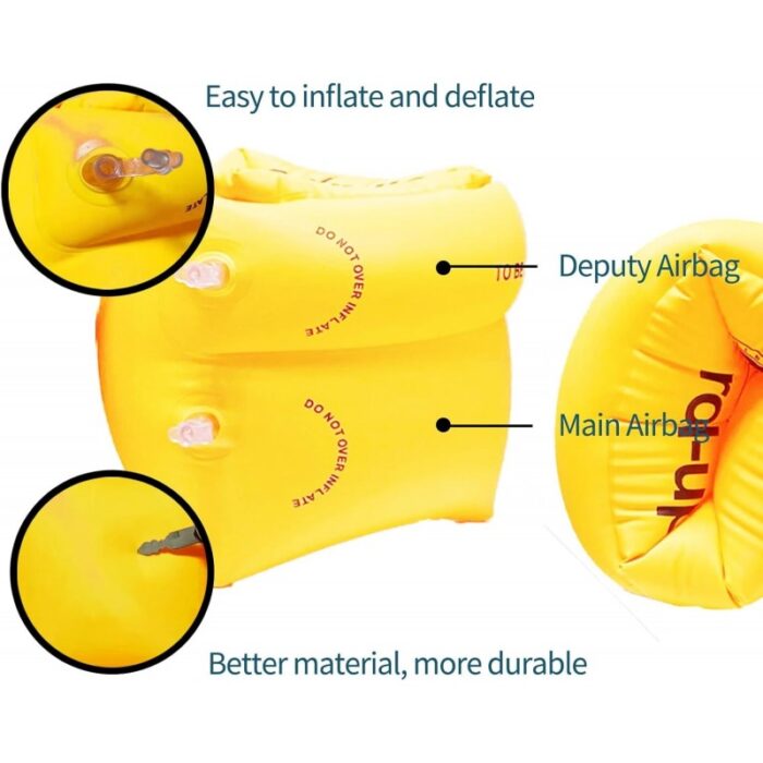 ⁦عوامة للذراع قابلة للنفخ عدد 2 - حسب اللون المتوفر⁩ - الصورة ⁦3⁩