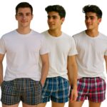 طقم بوكسر داخلي عدد 3 للرجال بألوان متعددة