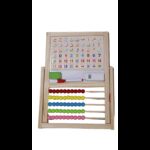 لوح ستاند خشبي تعليمي بوجهين مع عداد