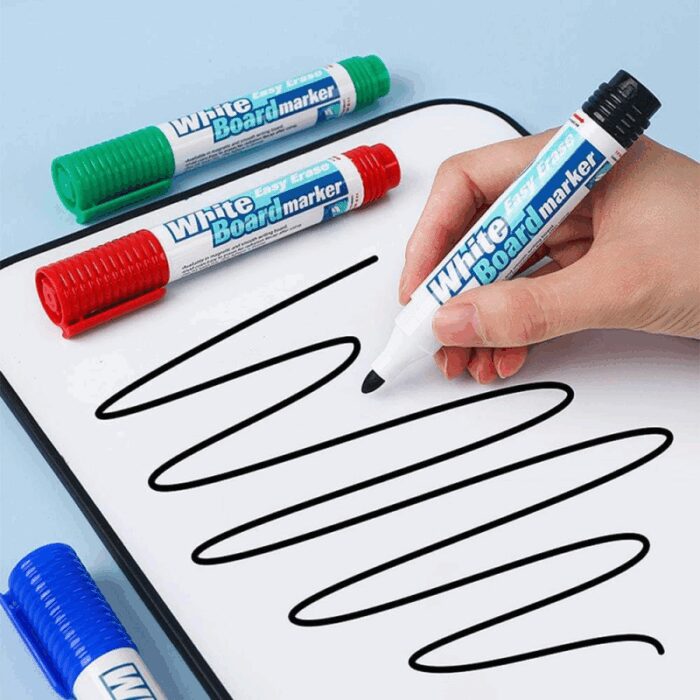 ⁦طقم 4 أقلام وممحاة للوح الأبيض⁩ - الصورة ⁦2⁩