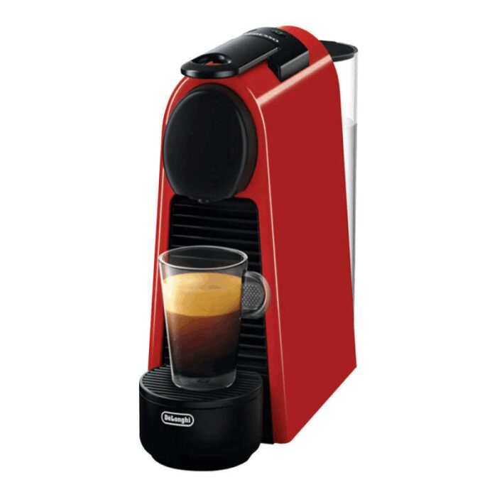 103381437_681354f5874f7 ماكنة قهوة دولينكي كبسولات en85.r Delonghi Nespresso Essenza Mini Red - الصورة 1