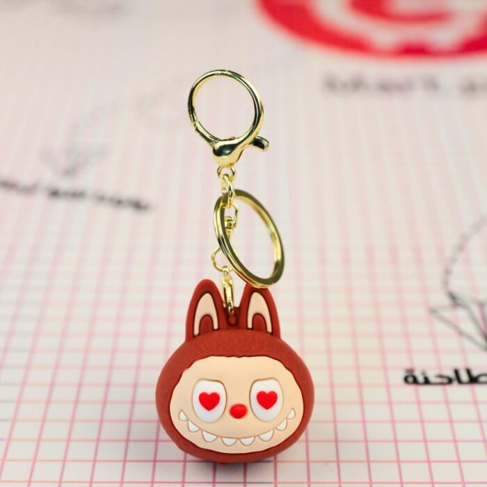 ⁦ميدالية بتصميم وجه مع عيون بارزة - حسب اللون المتوفر⁩ - الصورة ⁦2⁩