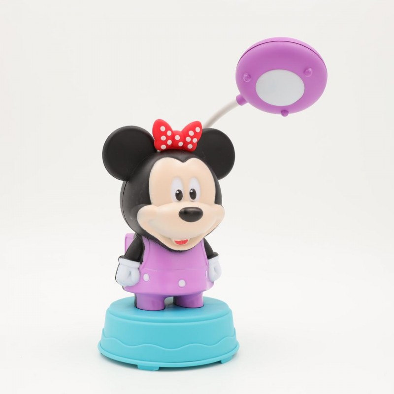 ⁦مصباح مكتبي بتصميم ميكي لون بنفسجي وأزرق⁩ - الصورة ⁦1⁩