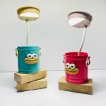 مصباح مكتبي لون زهري