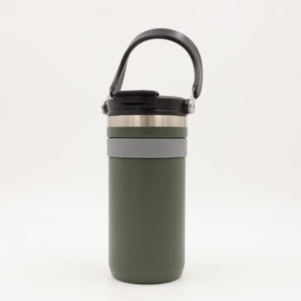 ثيرموس مع مقبض يد تريند لون أخضر