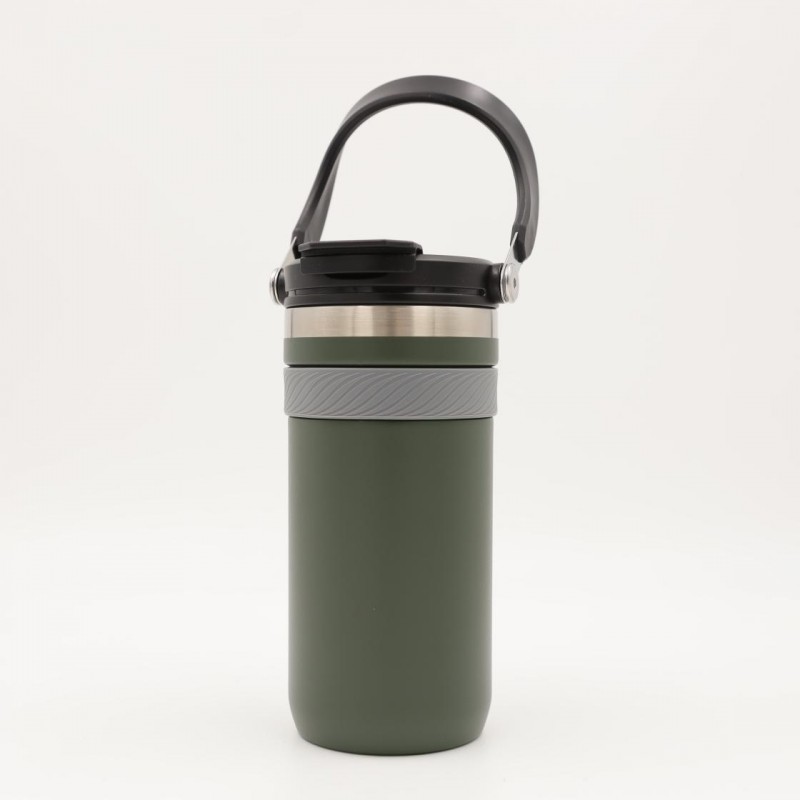 ⁦ثيرموس مع مقبض يد تريند لون أخضر⁩ - الصورة ⁦1⁩