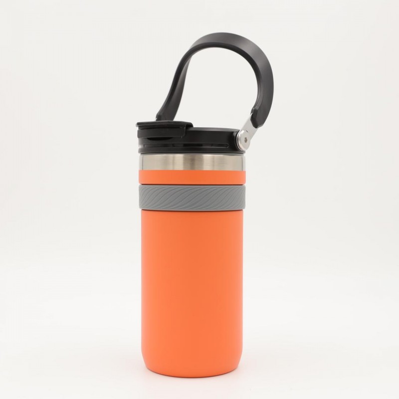 ⁦ثيرموس مع مقبض يد تريند لون برتقالي⁩ - الصورة ⁦1⁩