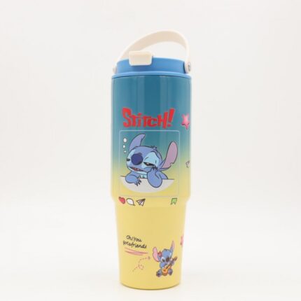 ثيرموس دزني ستيتش لون أزرق و أصفر