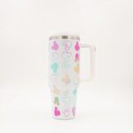 ثيرموس دزني لون أبيض بتصميم ميكي ملون