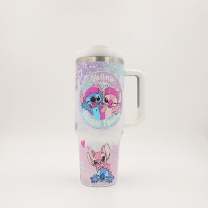 ثيرموس دزني ستيتش لون أبيض