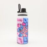 ثيرموس دزني ستيتش لون زهري و أزرق